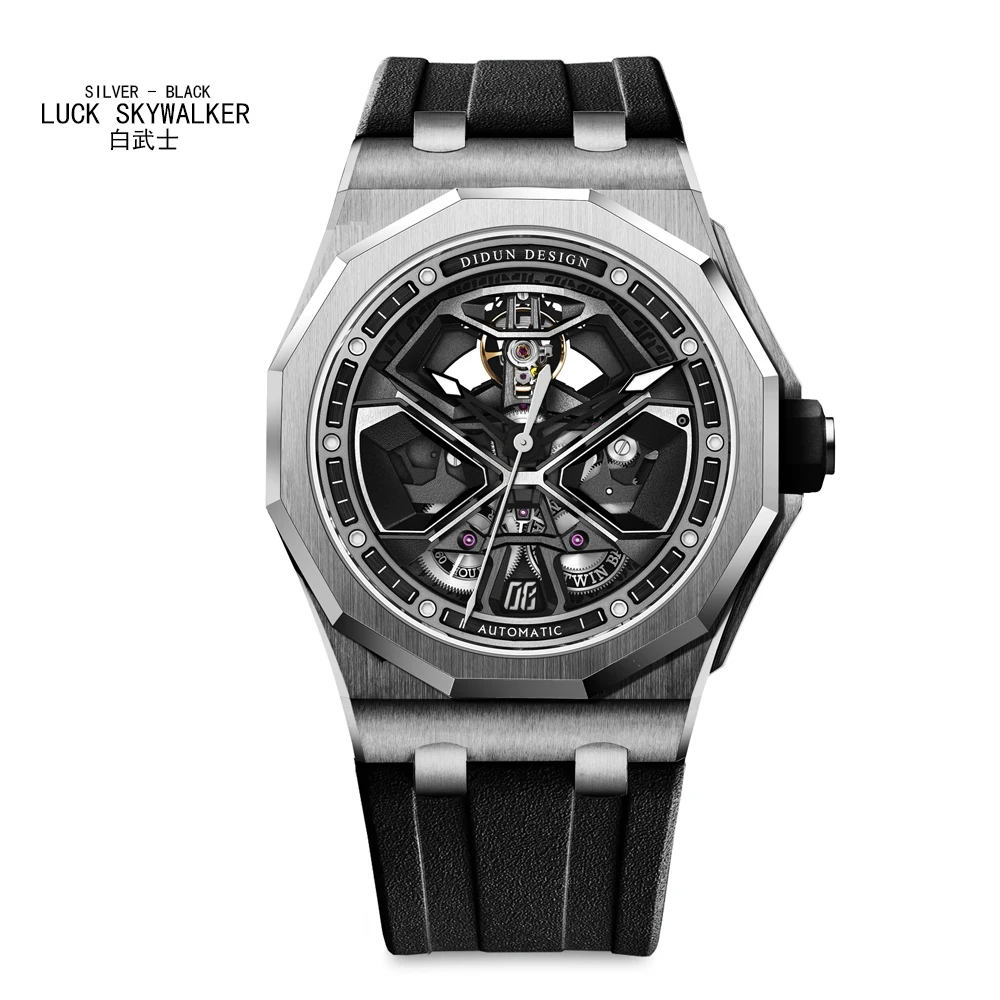 DIDUN DESIGN New Polygon Men Automatic Watch Luxury Sapphire Glass