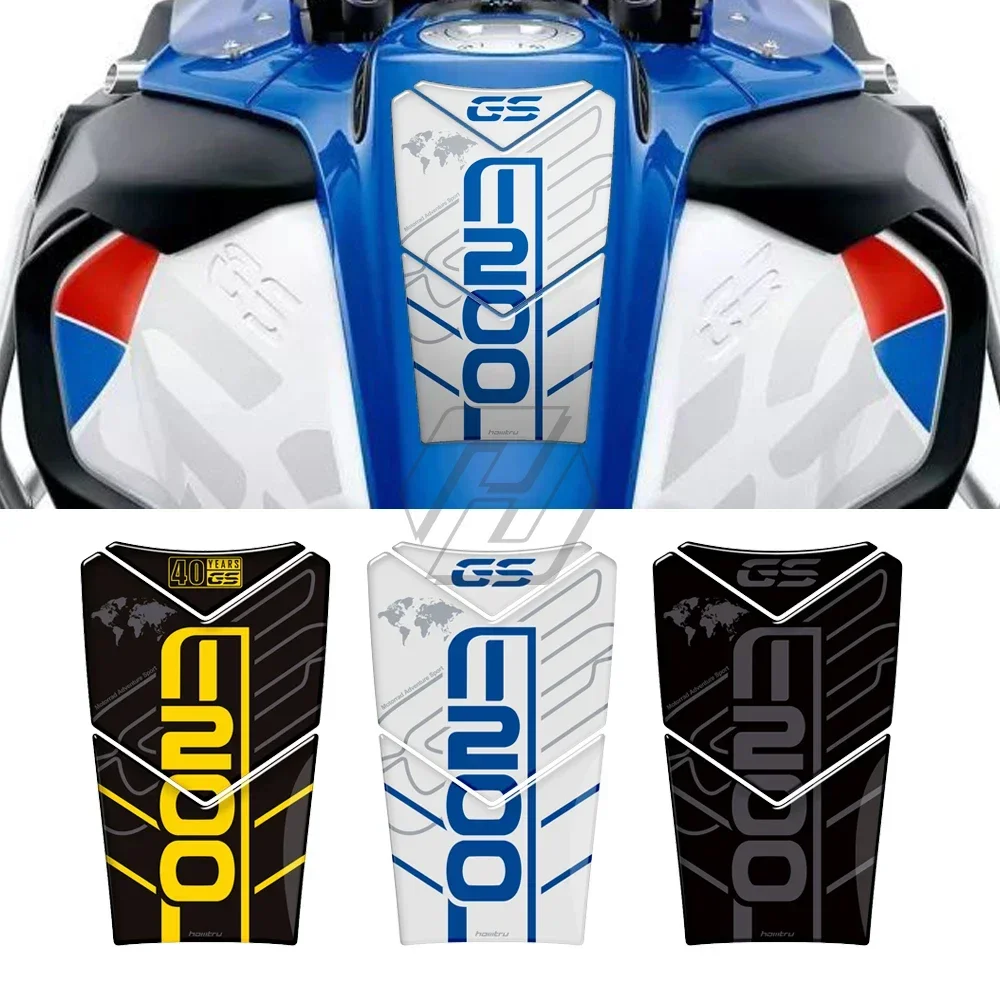 For BMW R1200GS Adventure LC 2014-2019 40 Year GS Edition 3D Motorcycle Fuel Tank Pad Protection Scratch resistant Stickers