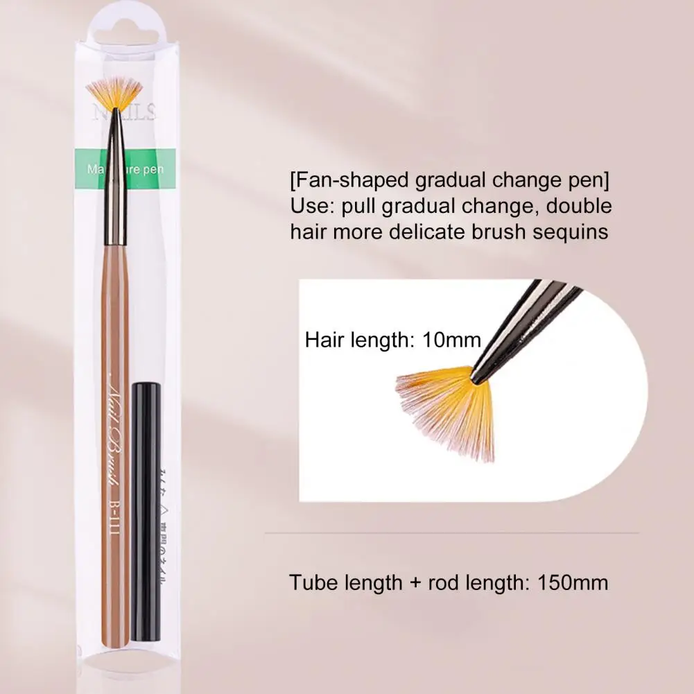 Nail Drawing Pen Good Polymerization High Tenacity Nylon Wool Grid Line Nail Painting Phototherapy Pen Nail Painting Pen DIY