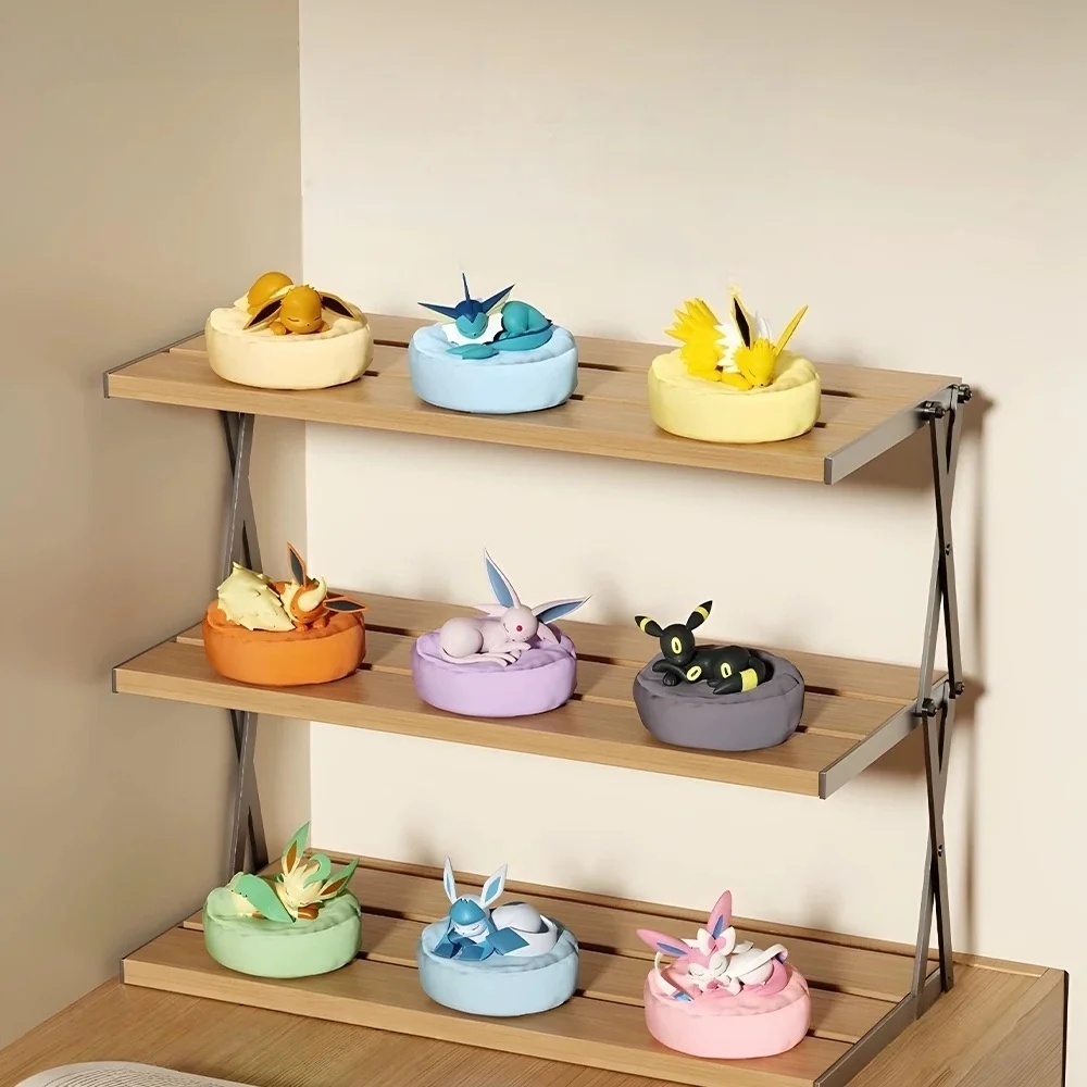 アニメポケモンイーブイ家族睡眠姿勢装飾シリーズアクションフィギュアシルベオンウムブレオンバポレオンモデル人形おもちゃフェスティバルギフト