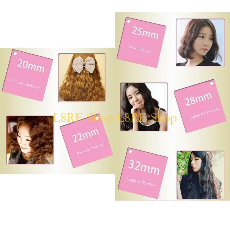 

L8RE 20/22/25/28/32mm Curling Iron 3 Barrels Hair Curler Large Fast Heating Styling Tool