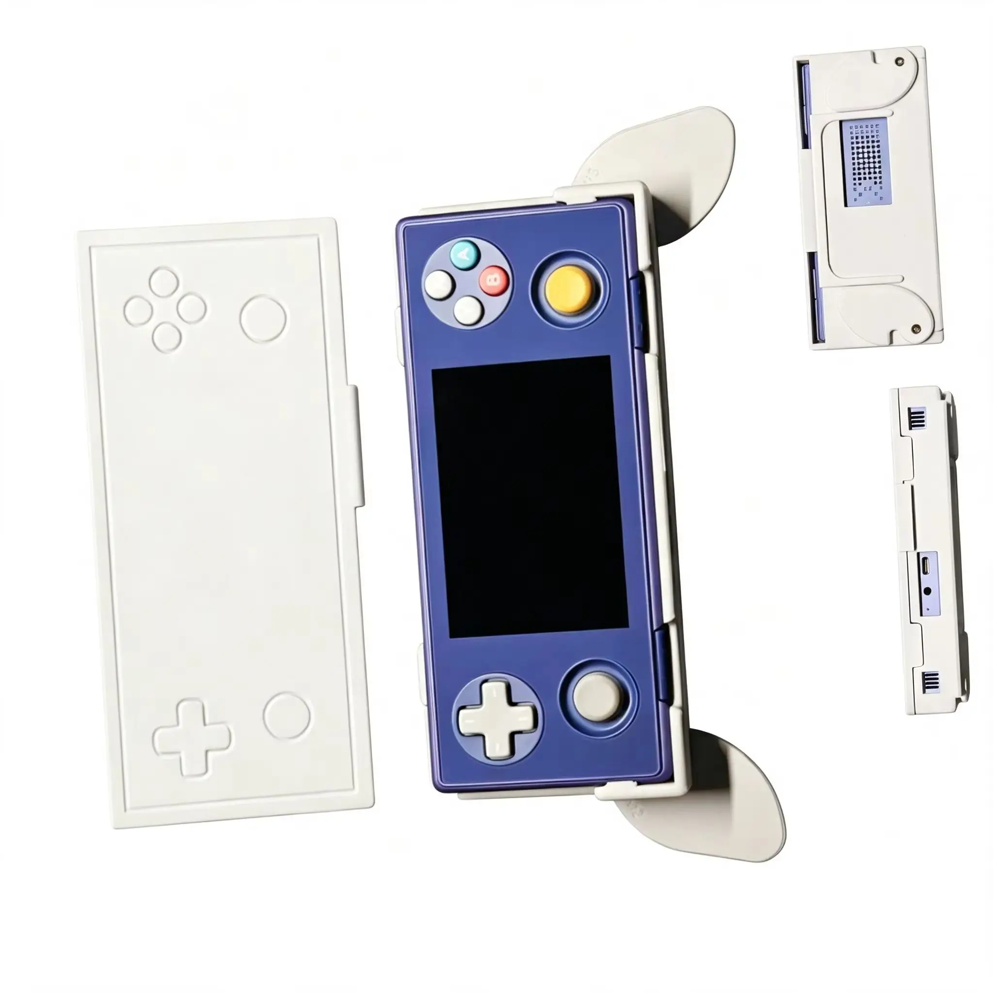Ergonomic Retractable Hidden Controller Grip For AYANEO Pocket MICRO 2, 3D Printed Handheld Console Comfort Grip Parts