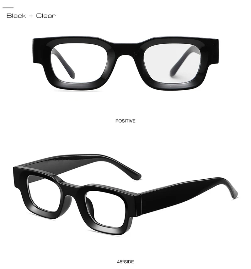 SHAUNA Vintage kleine quadratische polarisierte Sonnenbrille, modische Anti-Blaulicht-Brillengestelle – Detail 13