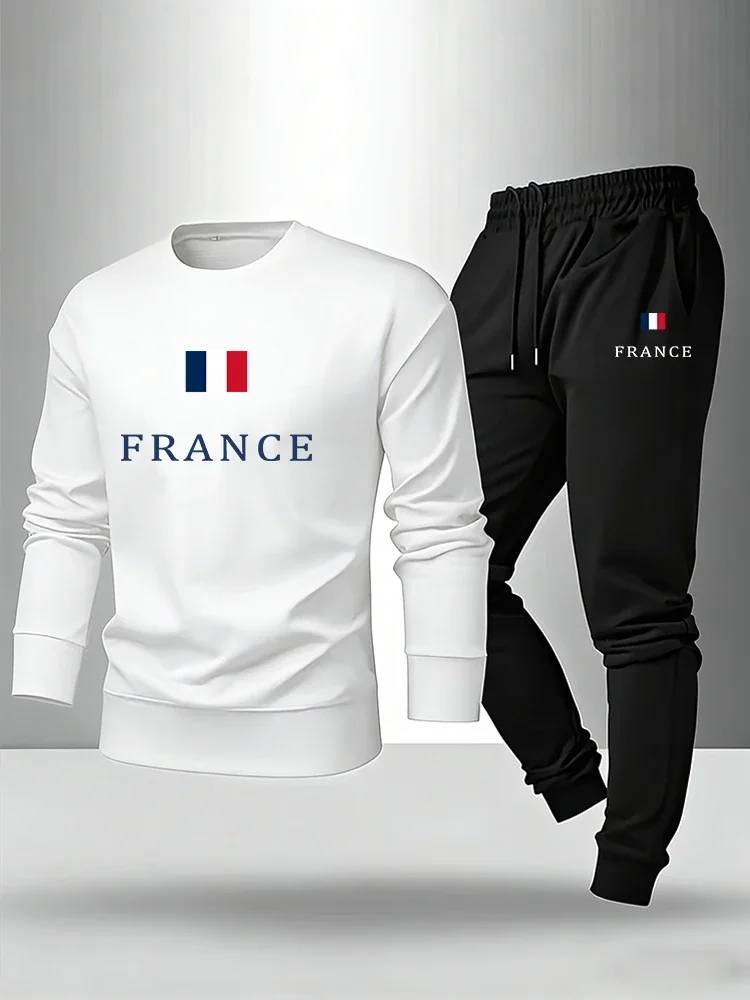 

Versatile Mens Tracksuit Casual Long Sleeves Sweatshirts Outdoor Sports Jogging Clothing 2026 Sportswear Single Piece Tops Pants