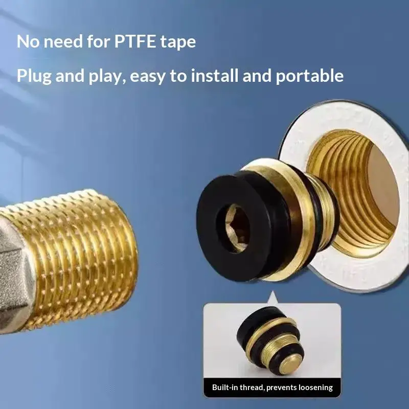 

1/2/4Pcs Durable Cold Water Faucet Silicone Gasket Quick Installation Leak Proof Sealing Ring Brass Faucet Gasket