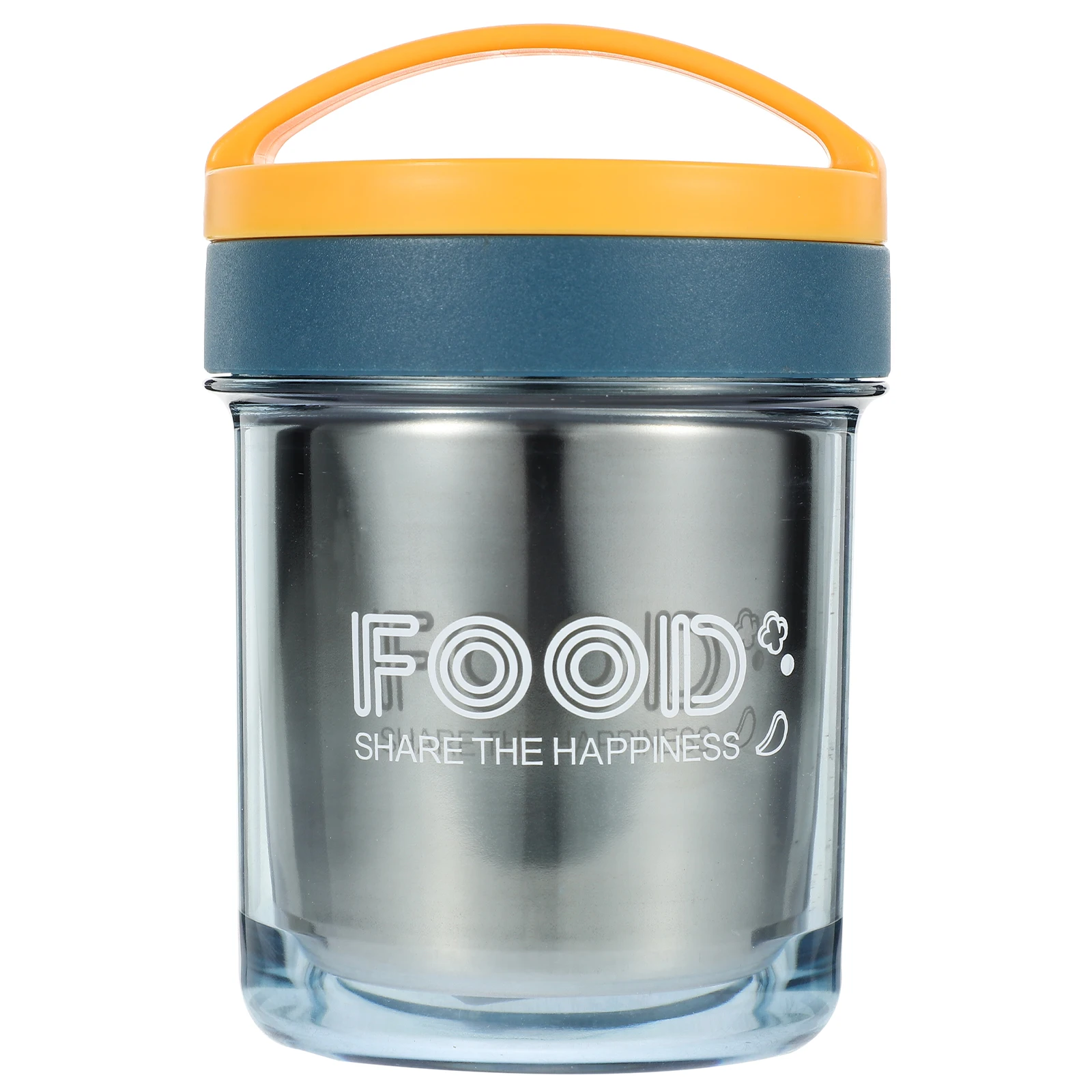 

Portable Soup Porridge Cup Food Container Thermal Mug Blue Color Heat Resistant Kitchen Supplies Lunch Box Storage for Hot