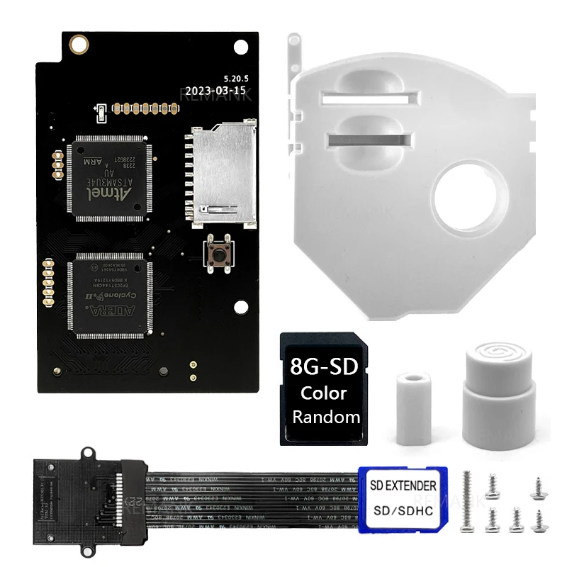 REMANK GDEMUPRO v5.20.5 Dreamcast v5.20.5 V5.15b For SEGA Dreamcast GDU DC VA1 Optical Drive Board and Remote Card Mount Kit