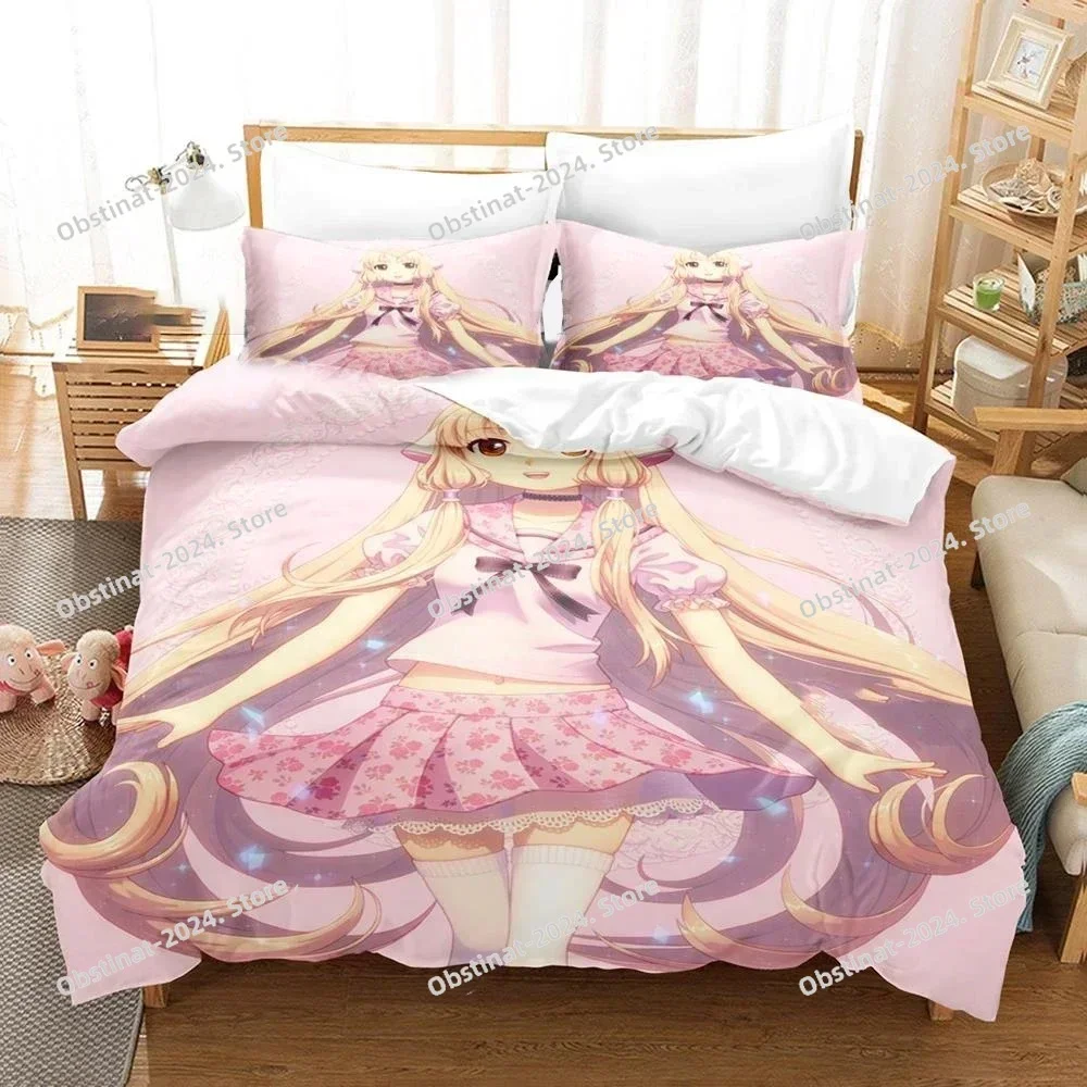 

Anime Chobits New Chi Bedding Set Duvet Cover Bedroom Comforter Covers Single Twin King ​Size Quilt Cover Home Textile