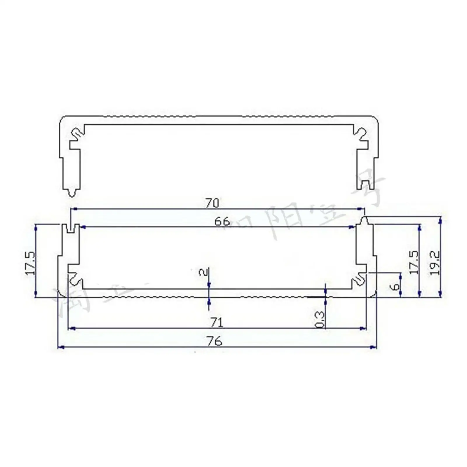 100x76x35mm Silvery Aluminum Enclosure PCB Shell Cooling Box Case Split Type