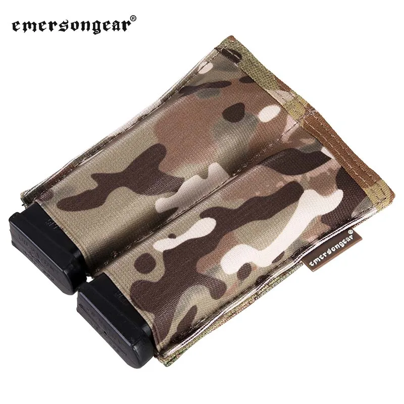 Emersongear Tactical Fast Open-Top Double Magazine Pouch Molle Hunting Combat Hiking Shooting Training Nylon