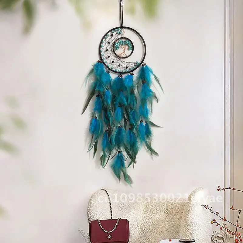 

Hand-made Life Tree Feather Home Decoration Dream Catcher Wall Hanging Room Decoration Dream Catcher