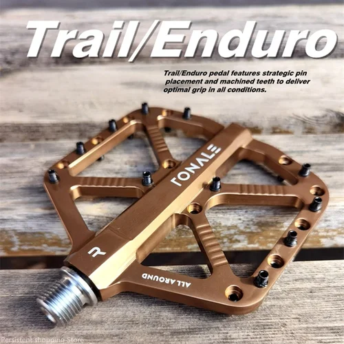 Imagen 2 del producto 2025New MTB pedales de bicicleta antideslizantes CNC 3 rodamientos pedales de bicicleta de aleación de aluminio pedales de ciclismo para accesorios de bicicleta de montaña