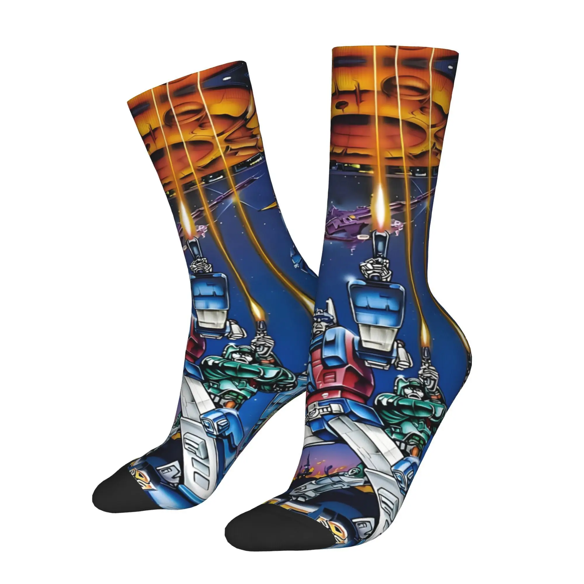 

Transform-Robot Men Socks Cycling Novelty Spring Summer Autumn Winter Stockings