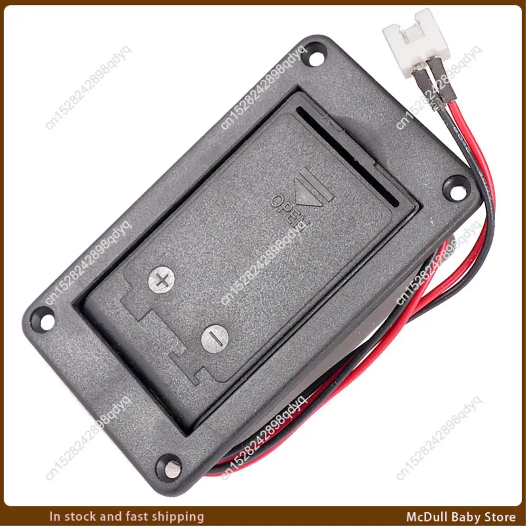 ABJA-9V Mount Guitar Active Pickup Battery Cover Hold Box Battery Storage Case For Electric Guitar Bass Accessory