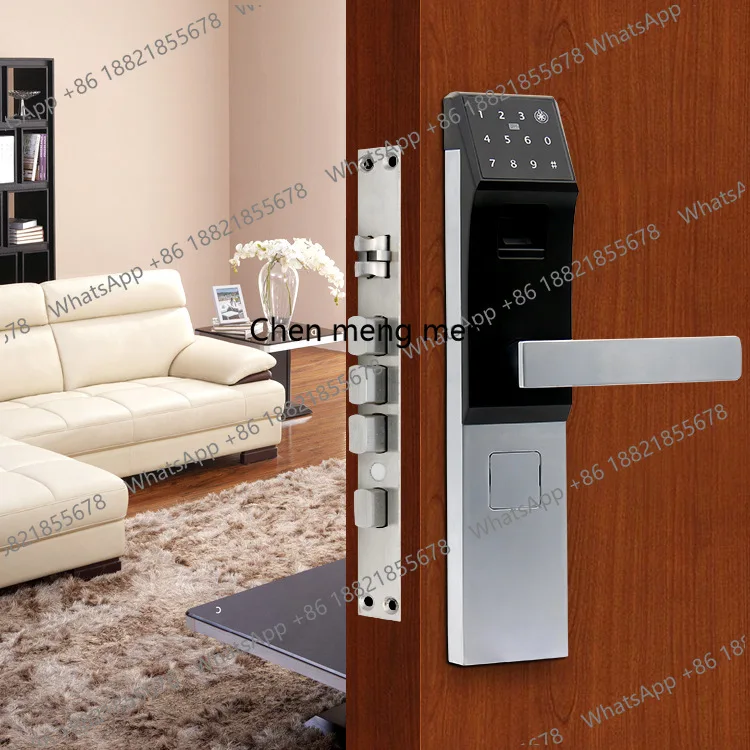 Smart Fingerprint Door Lock with Card, Password for Home Security System