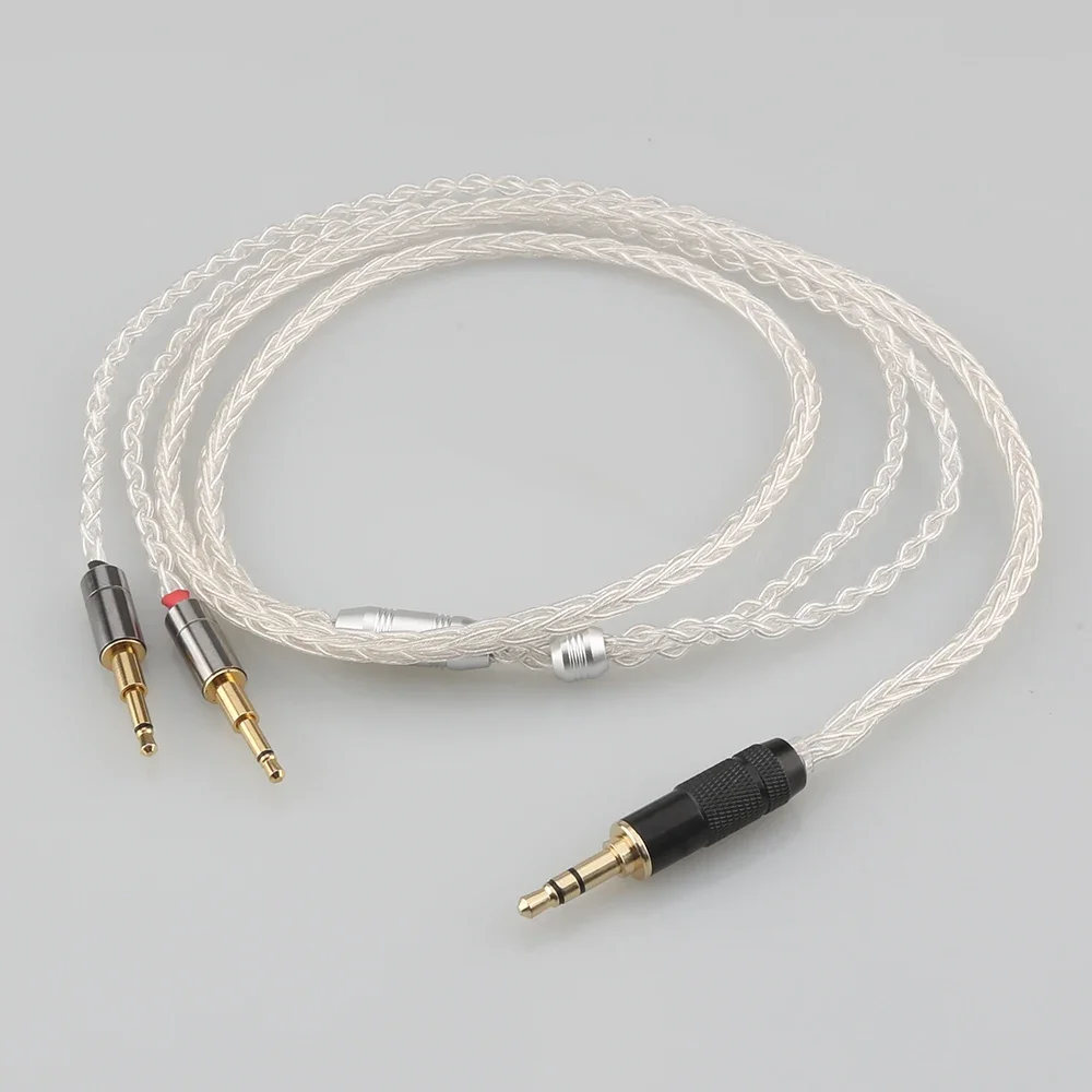 New 819AG Audiocrast 3.5mm Stereo 8core Silver Plated Headphone Upgrade Cable for Nighthawk/Nightowl Oppo PM-1 PM-2