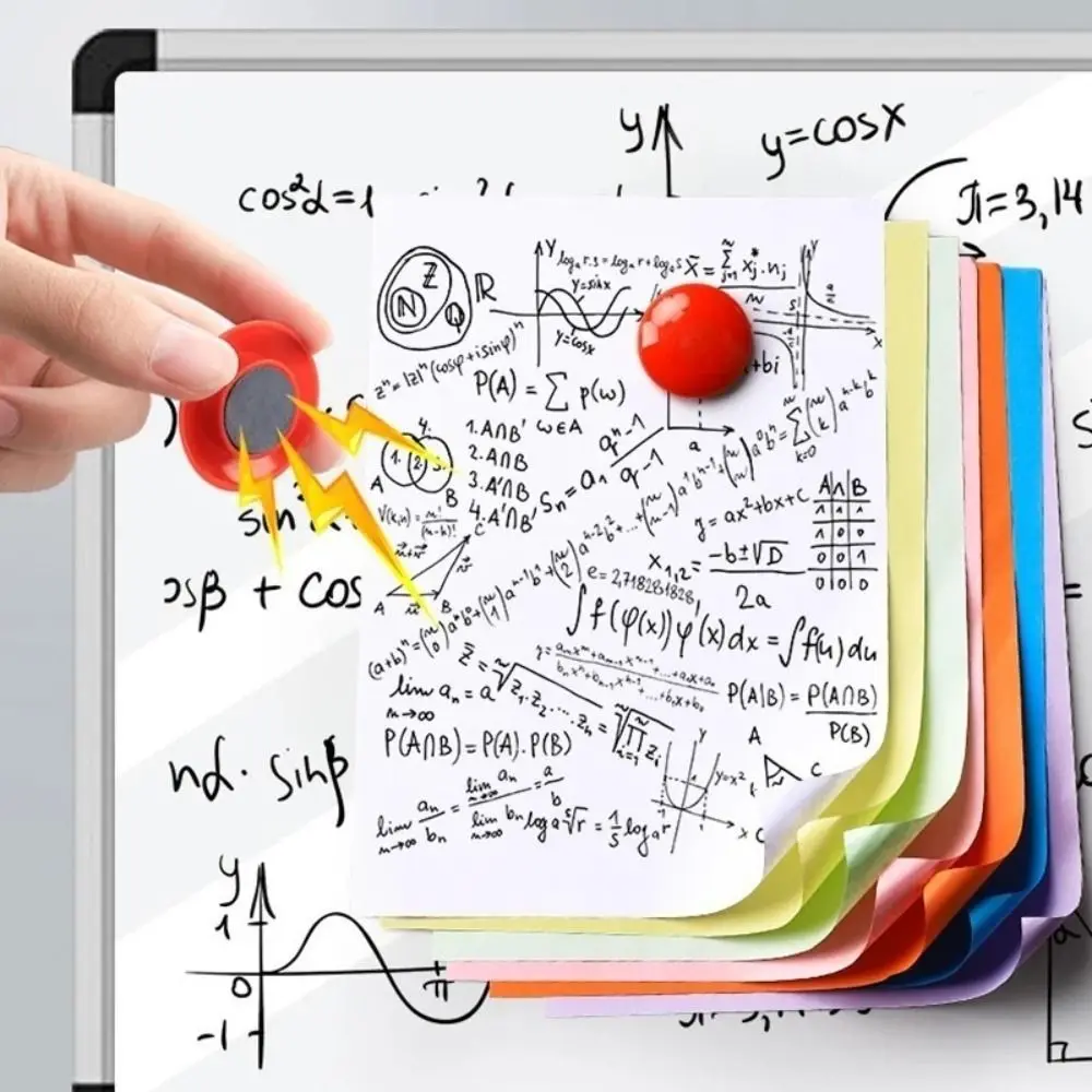 Neue 20/30/40mm Magnetische Perlen Runde DIY Tafel Aufkleber Bunte Büro Whiteboard Magnete