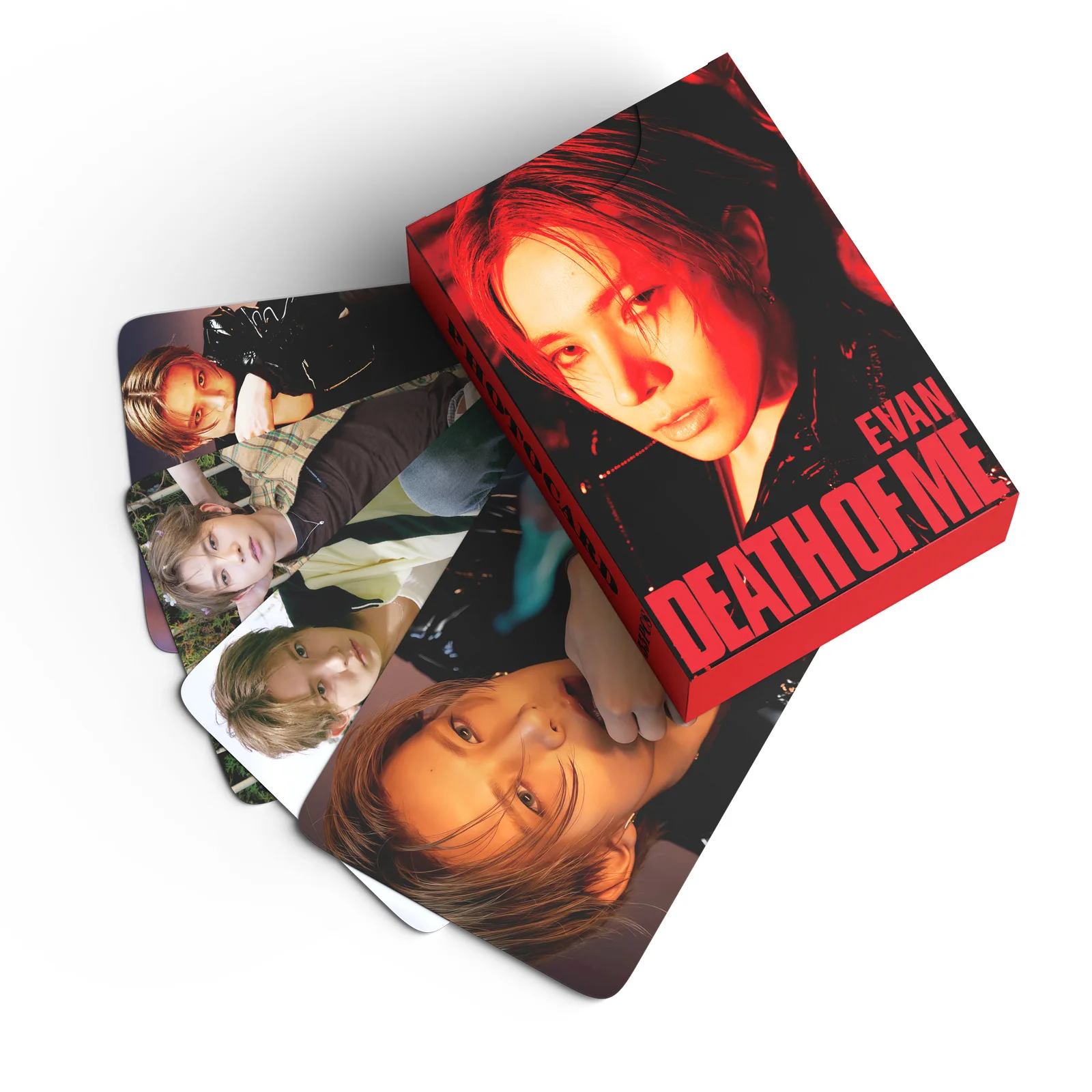 55pcs Set LOMO Card Death of Me HEE New Album Boy Group 3-inch double-sided High-Definition Photo Collectible Cards Fans Gifts