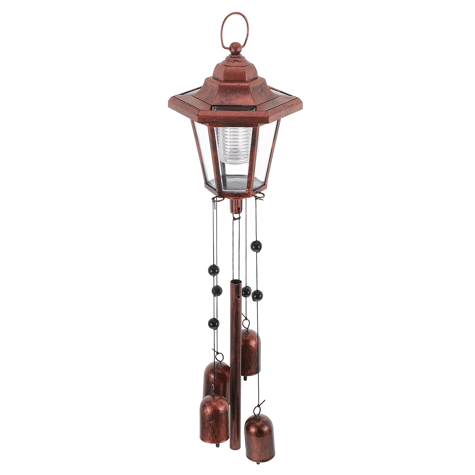 

Solar Wind Chime Light Elegant Design Automatic Outdoor Lighting Garden Decoration Gifts Six Angle Bell Lamp Solar Powered