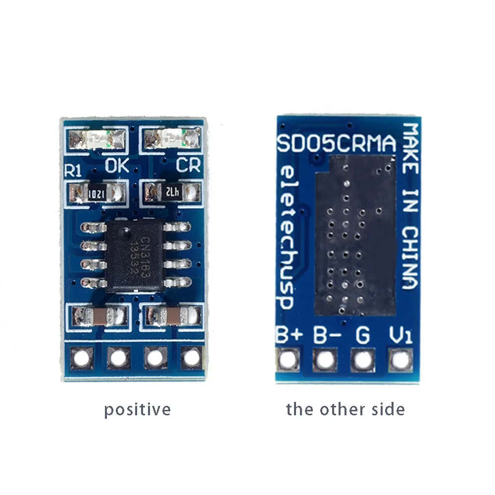 5PCS MPPT 1A 4.2V 3.7V 18650 LiPo Li-ion Lithium Battery Charger Module Solar Panel Battery Charging SD05CRMA