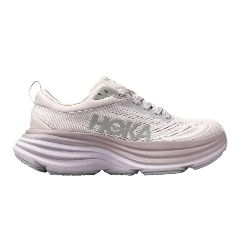 HOKA ONE ONE Bondi 8 Women and Men Purple Wear-resistant Comfortable Lightweight Mesh Breathable Running Shoes 1127952-LMEL