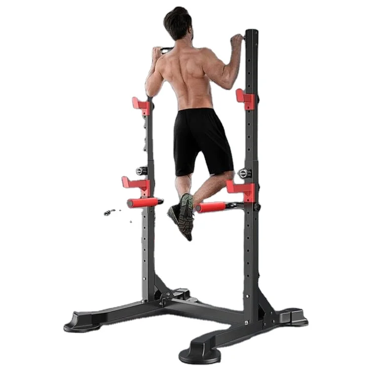 Home Gym  Adjustable Squat Rack With Pull Up Bar  Horizontal bar for Power Rack Exercise