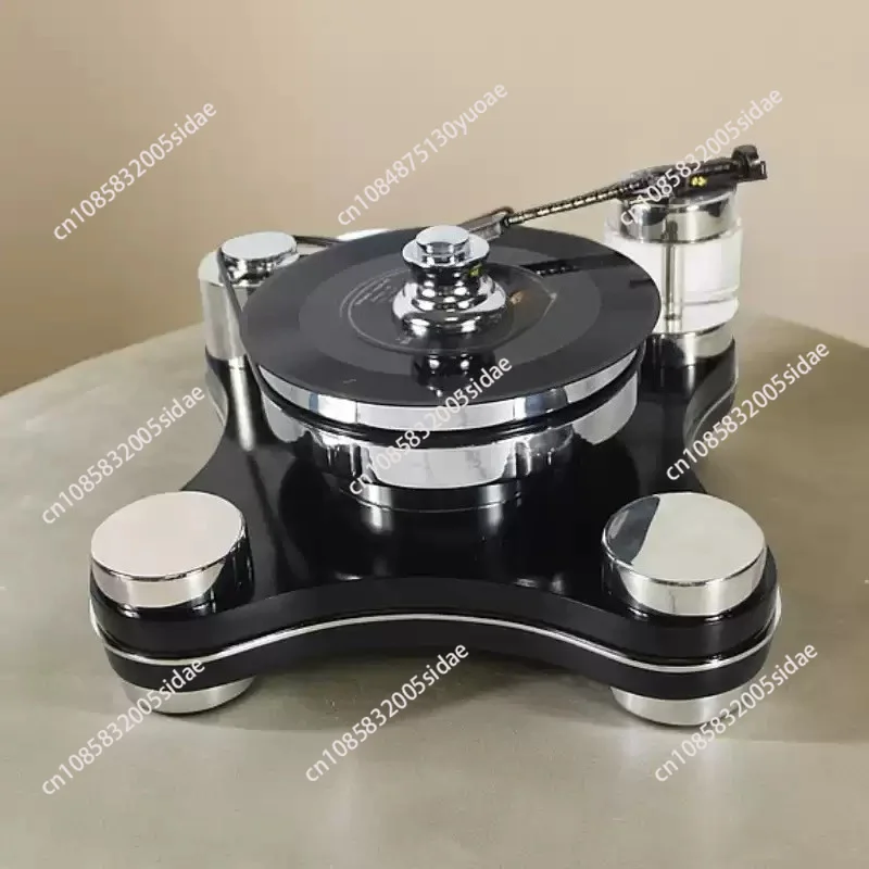 Vinyl record machine stainless steel model room hotel clubhouse living room ornament decoration