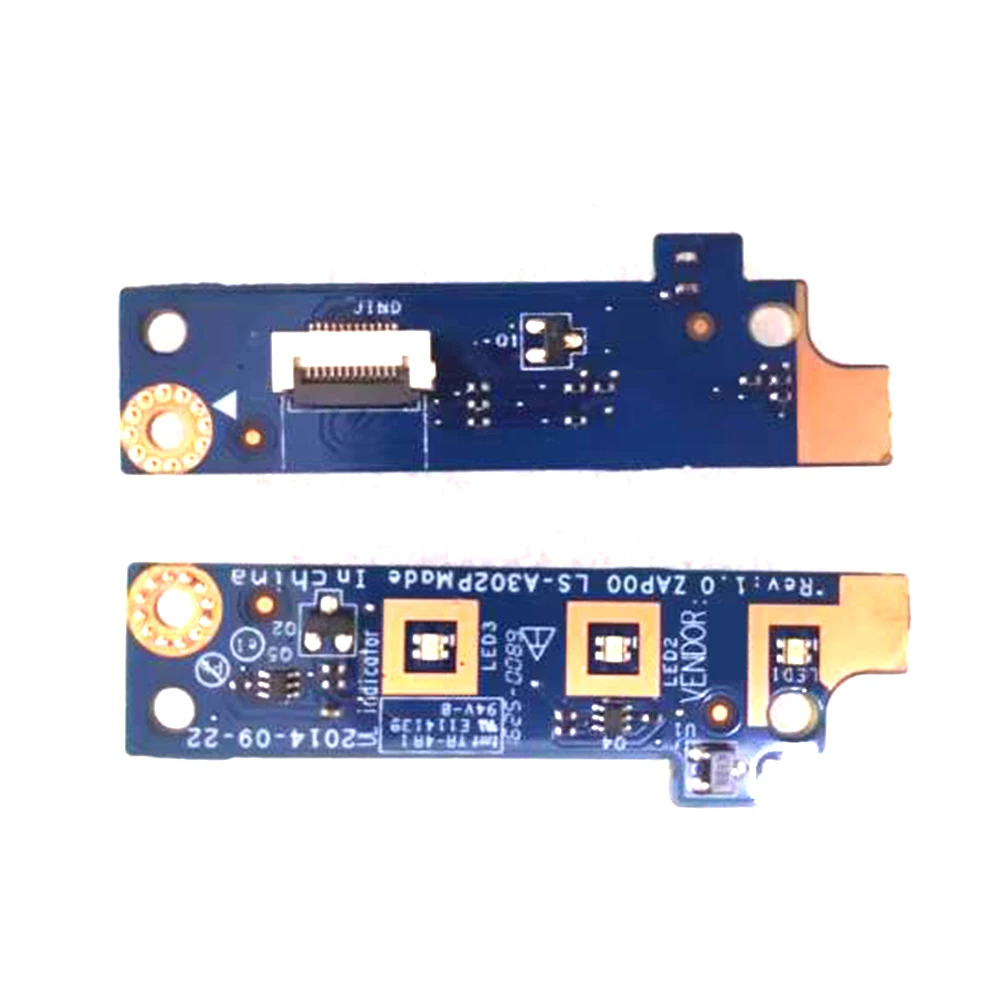Laptop Status Indicator LED Circuit Board For Alienware 13 R1/ R2 ZAP00 LS-A302P