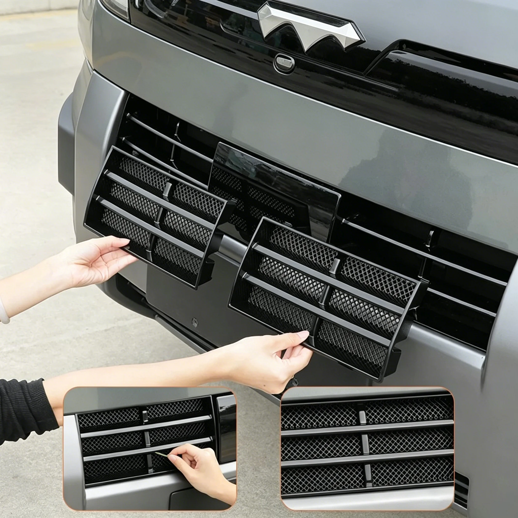 For BYD 2025-2026 Formula Leopard T7 Non removable insect proof mesh car specific protective cover