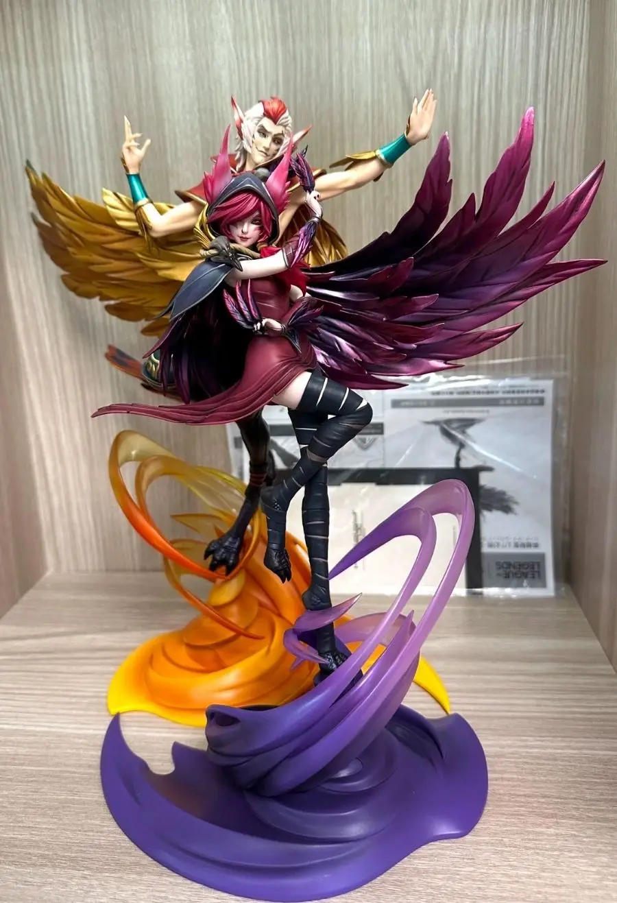 В наличии HobbyMax League of Legends Персонажи аниме Ракан и Кayah 1/7 Статуя Фигурка Коллекция Подарочная модель