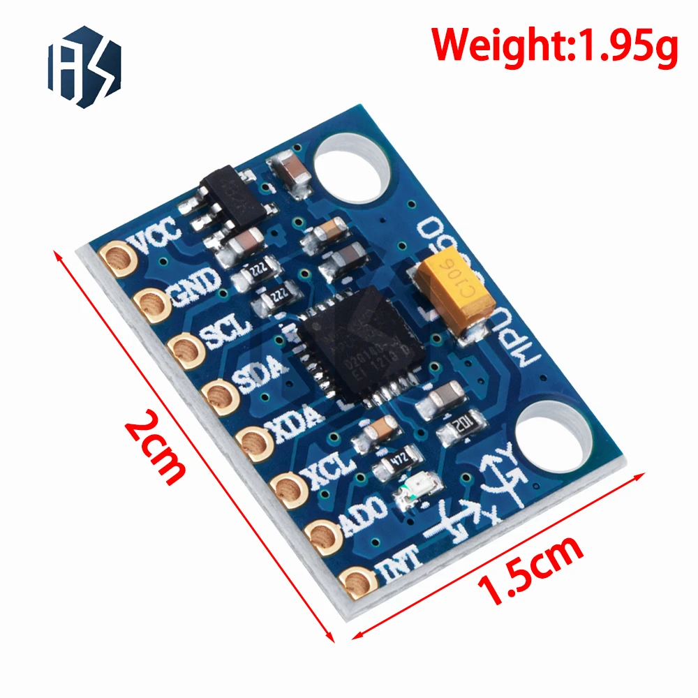 1PCS/5pcs/10pcs   GY521 GY 521 GY-521  MPU-6050 MPU6050 Module 3 Axis analog gyro sensors+ 3 Axis Accelerometer Module