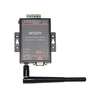 WiFi Serial Device Server RS232 RS422 RS485 To Ethernet WiFi Converter HF2211 HF2211A Support Modbus TCP Protocol MQTT