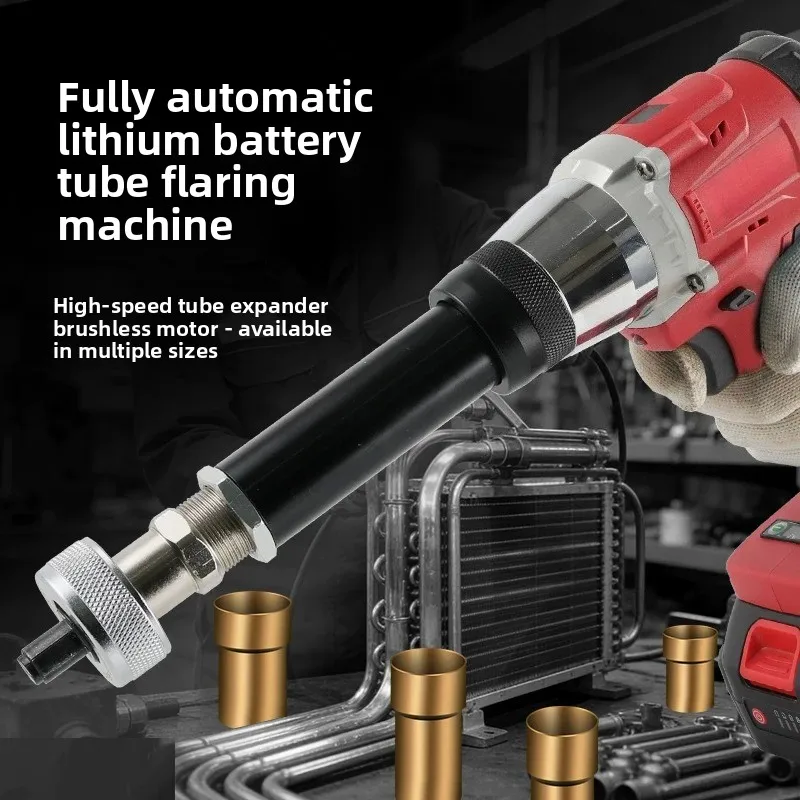 Lithium battery-powered tube flaring tool, air conditioning copper tube stainless steel flaring and bending machine