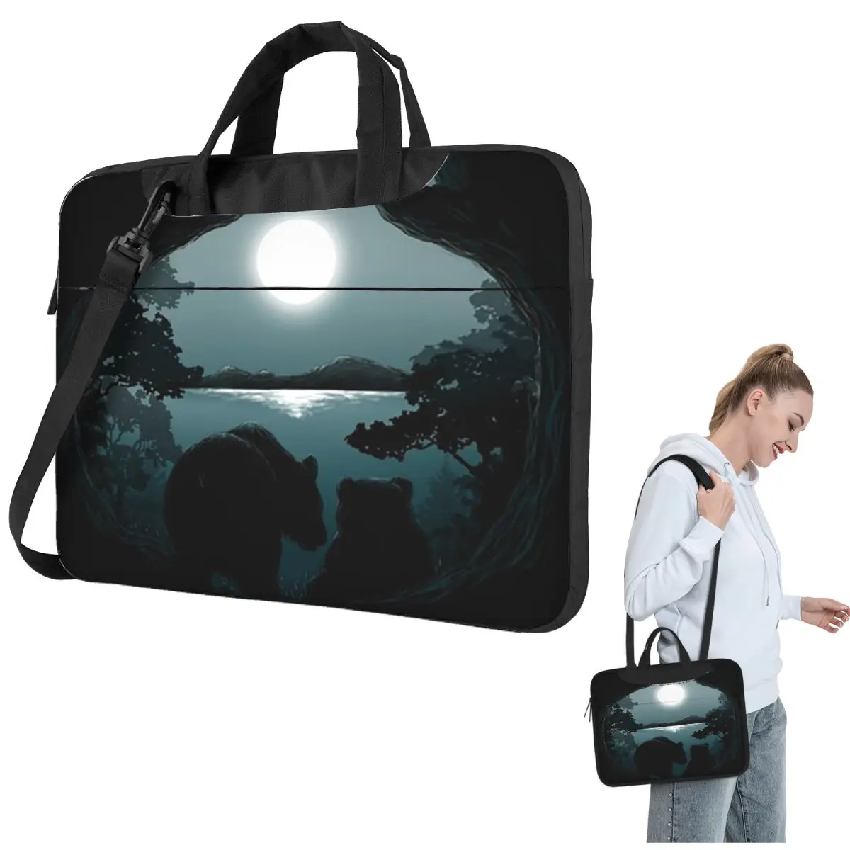 

Found You Crossbody Laptop Bag Case Computer Bag 13 14 15.6 Inch Notebook Pouch for Macbook Pro