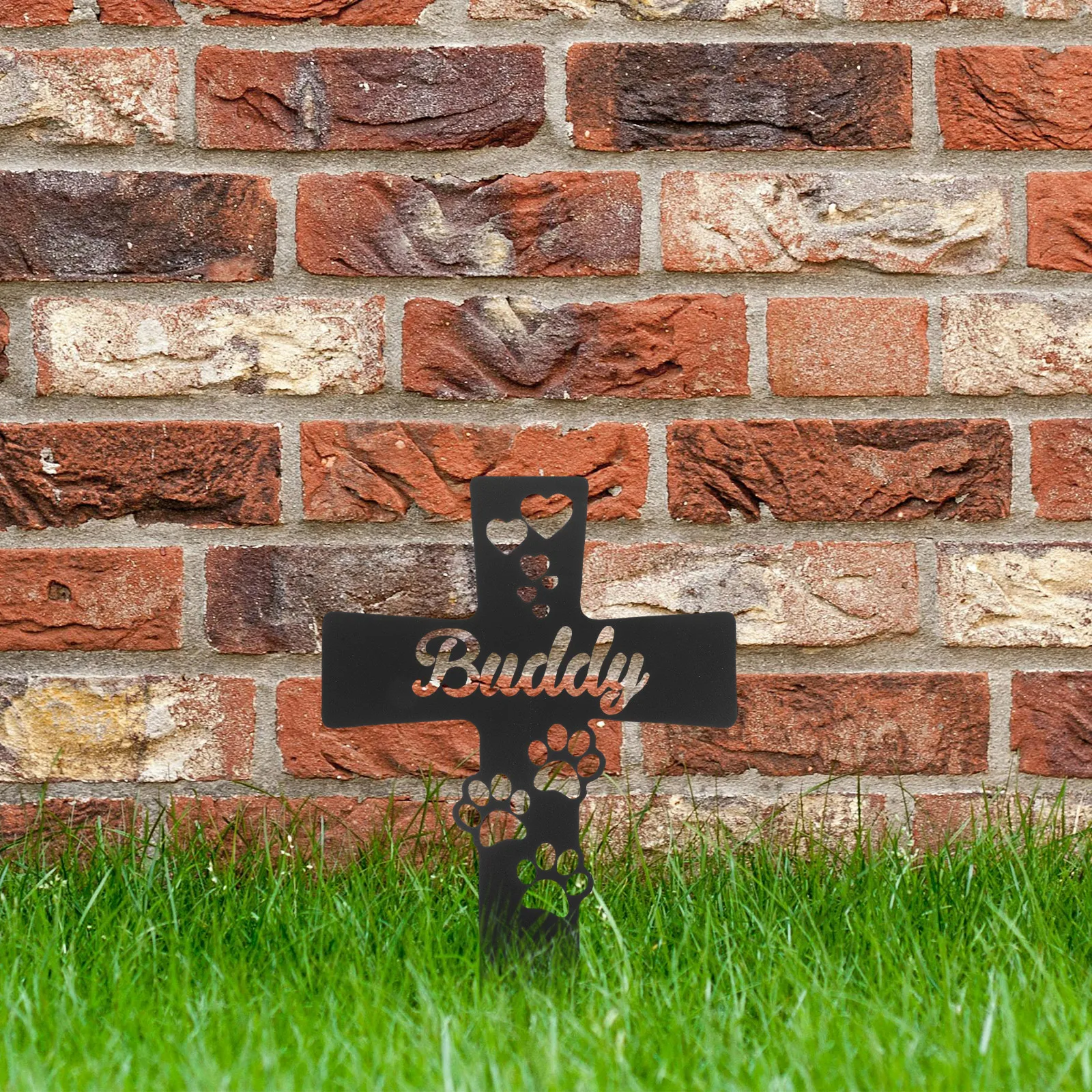 

Pet Memorial Pile Cemetery Yard Signs Dog Stake Tombstone Grave Decor Plaque Garden Water Proof Markers Decoration for