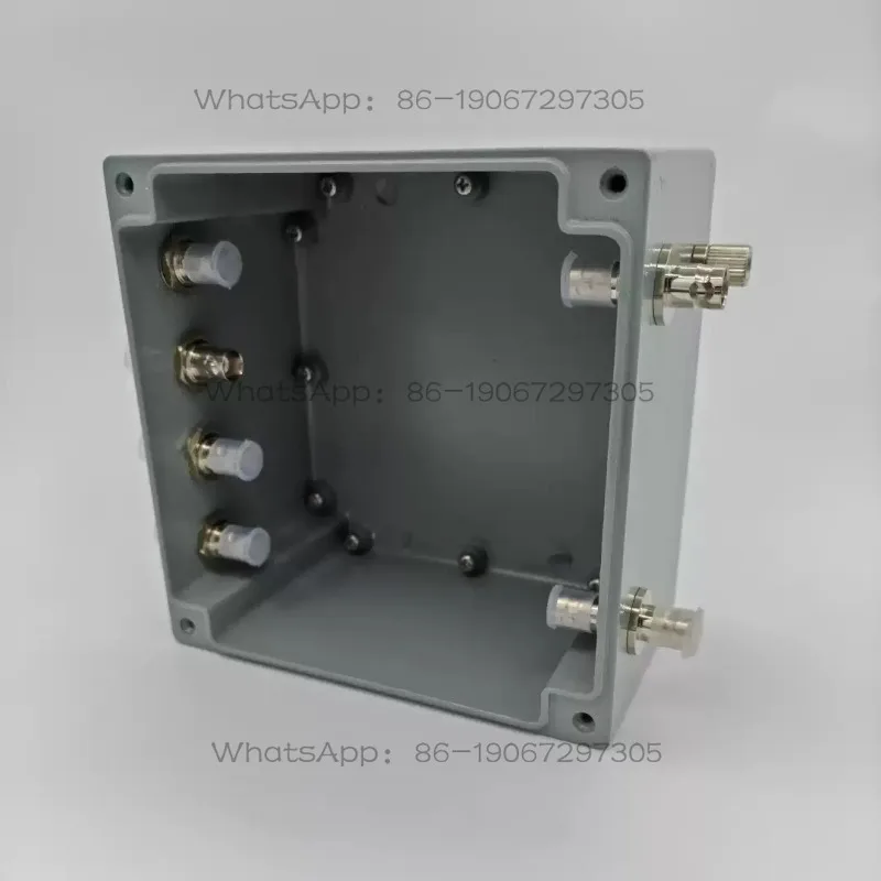 140-140-100Mm Junction Box Aluminum Alloy, Equipment Box, Multi-interface, Industrial Grade, Chassis Shell