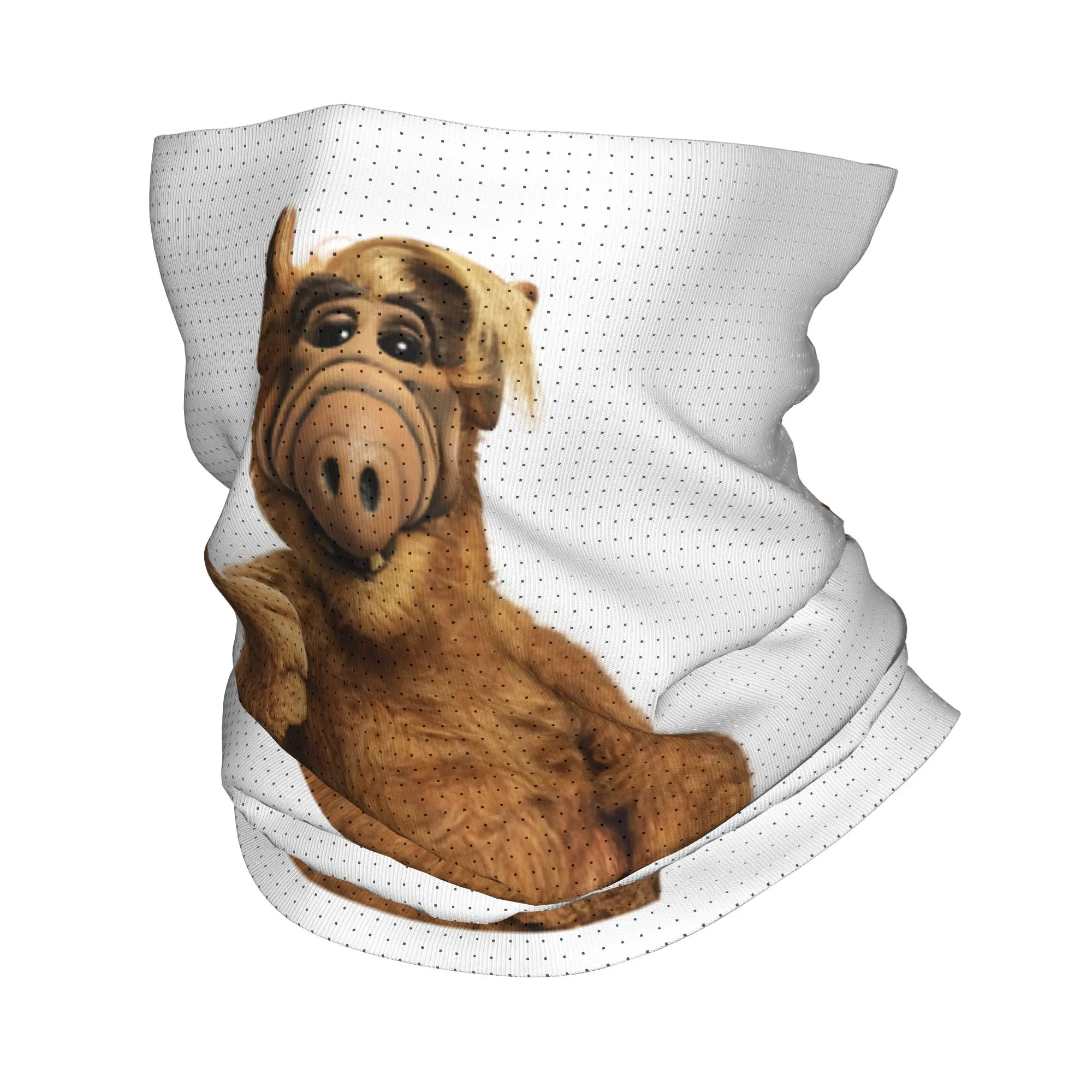 Custom Alf Thumbs Up Bandana Neck Gaiter for Ski Camping Men Women Wrap Scarf Alien Life Form Balaclava Warmer