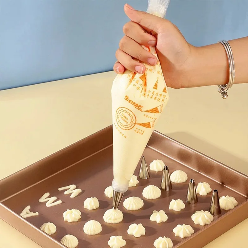 SML20 40 100PCS Disposable Pastry Bags Confectionery Equipment Pastry And Bakery Accessories Reposteria Cake Tools For Cake