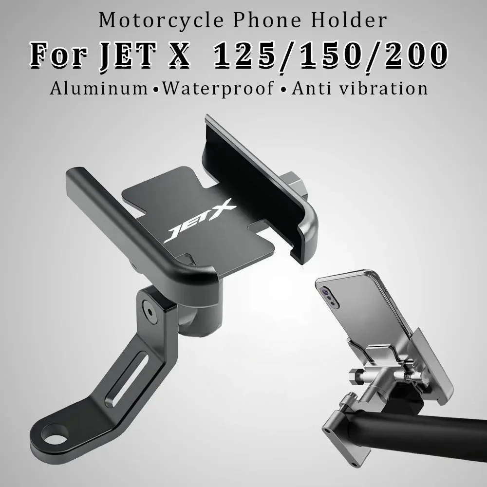 

Мотоциклетный держатель для телефона из алюминиевого сплава, подставка JETX 125, аксессуары для SYM JET X X125 JETX 125 150 200 JETX 125 2023 2024
