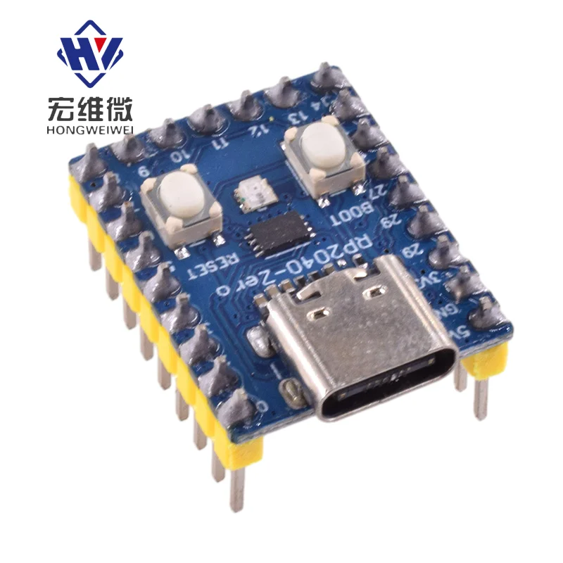 Raspberry Pi Pico RP2040 Development Board Dual-core ARM Cortex M0+ Processor 2MB Flash USB Type-C Board