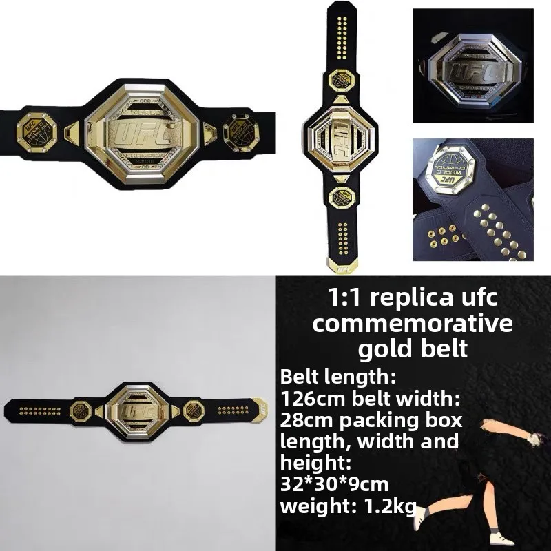 

Золотой пояс для бокса для взрослых, памятный, для соревнований, подарочный, модель T23, для A...