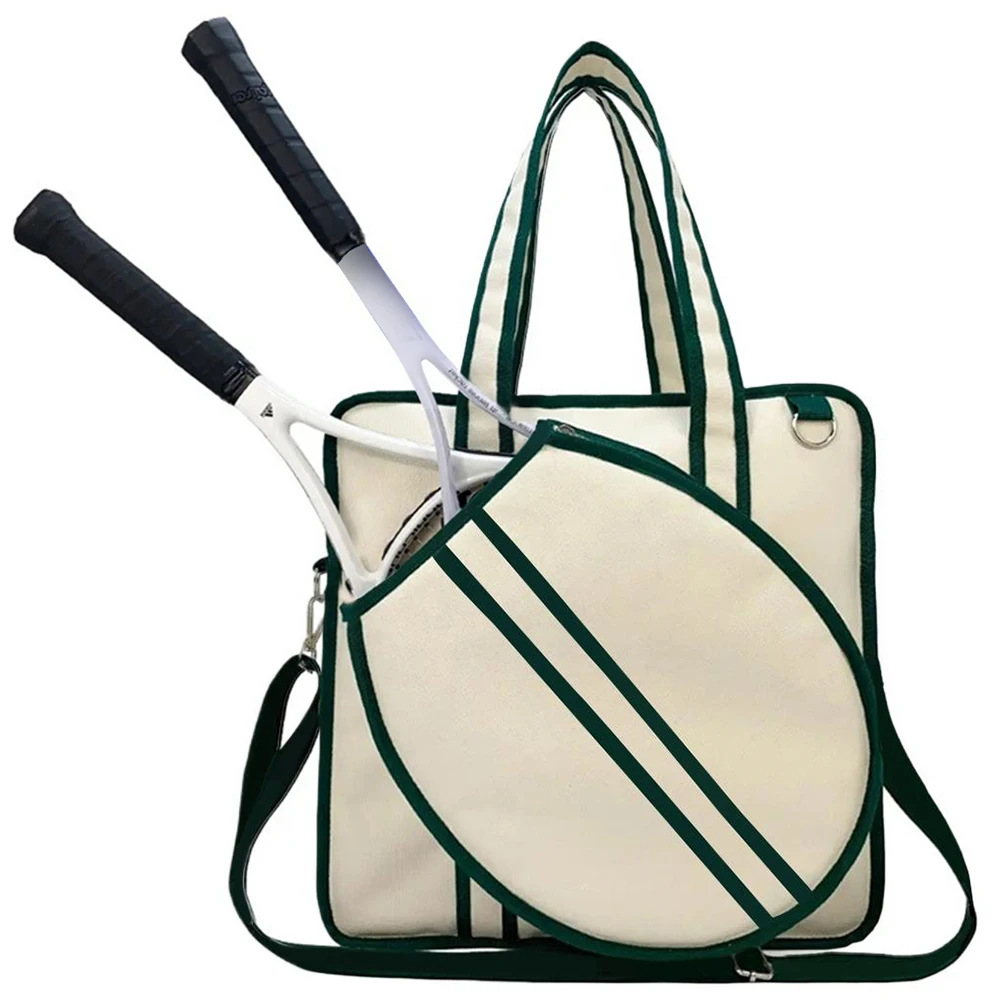 

Tennis Tote Bag Large Tennis Racket Shoulder Bag Waterproof Tennis Handbag Pickleball Bag for Men and Women
