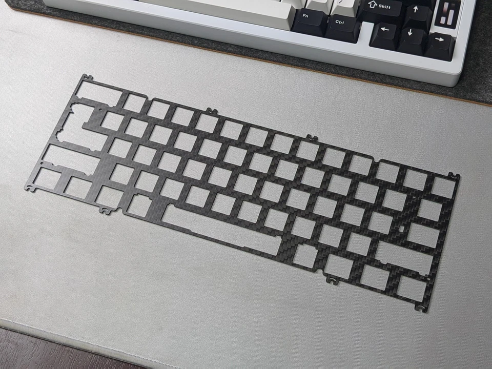 Neo60CU Keyboard Plate PC PP FR4 Aluminum Carbon Fiber Copper Customized Positioning Plate Mechanical Keyboard Accessories