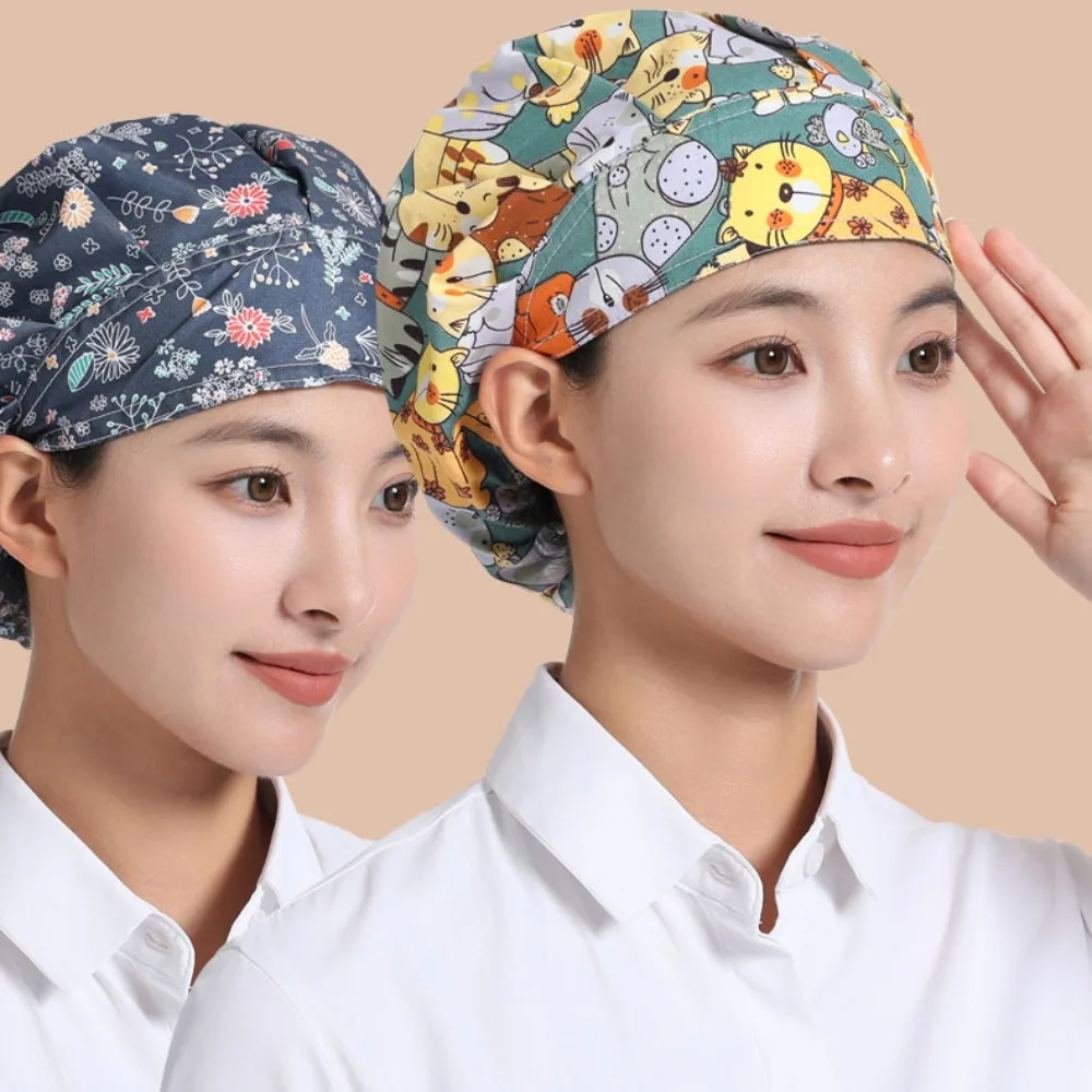 Unisex Elastic Kitchen Work Hats Restaurant Breathable Chefs Hat Hotel Cooking Accessories Cap Dust proof Housework Hat