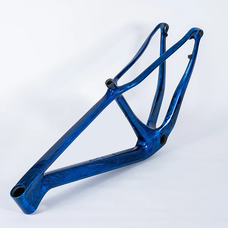 PAANNI High Quality Dark Blue Glossy Paint Full Carbon Bicycle Frames BB92 Bracket 29ER Carbon MTB Mountain Bike Frame