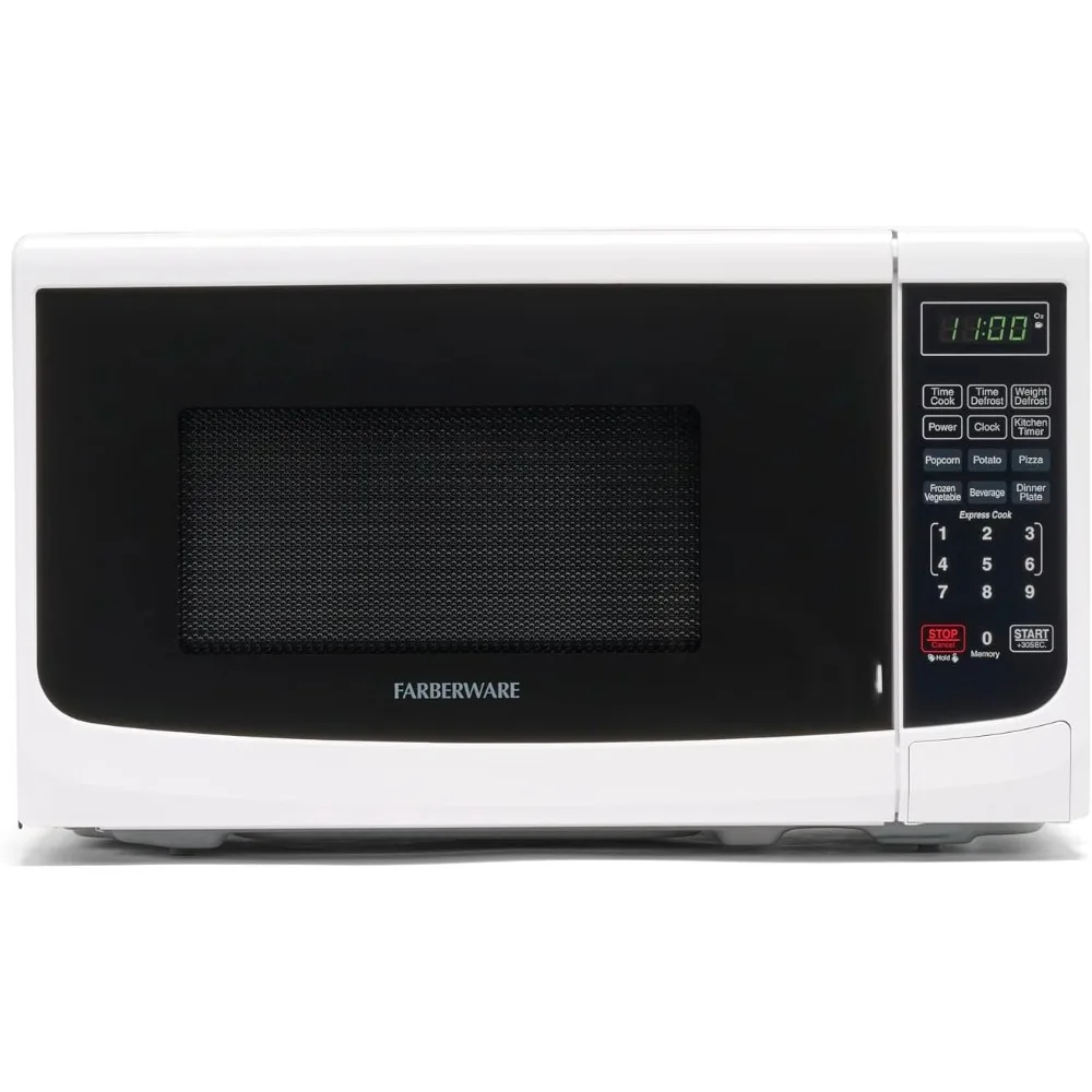 

Countertop Microwave 700 Watts, Cu. Ft. - Microwave Oven With LED Lighting and Child Lock - Perfect for Apartments and Dorms