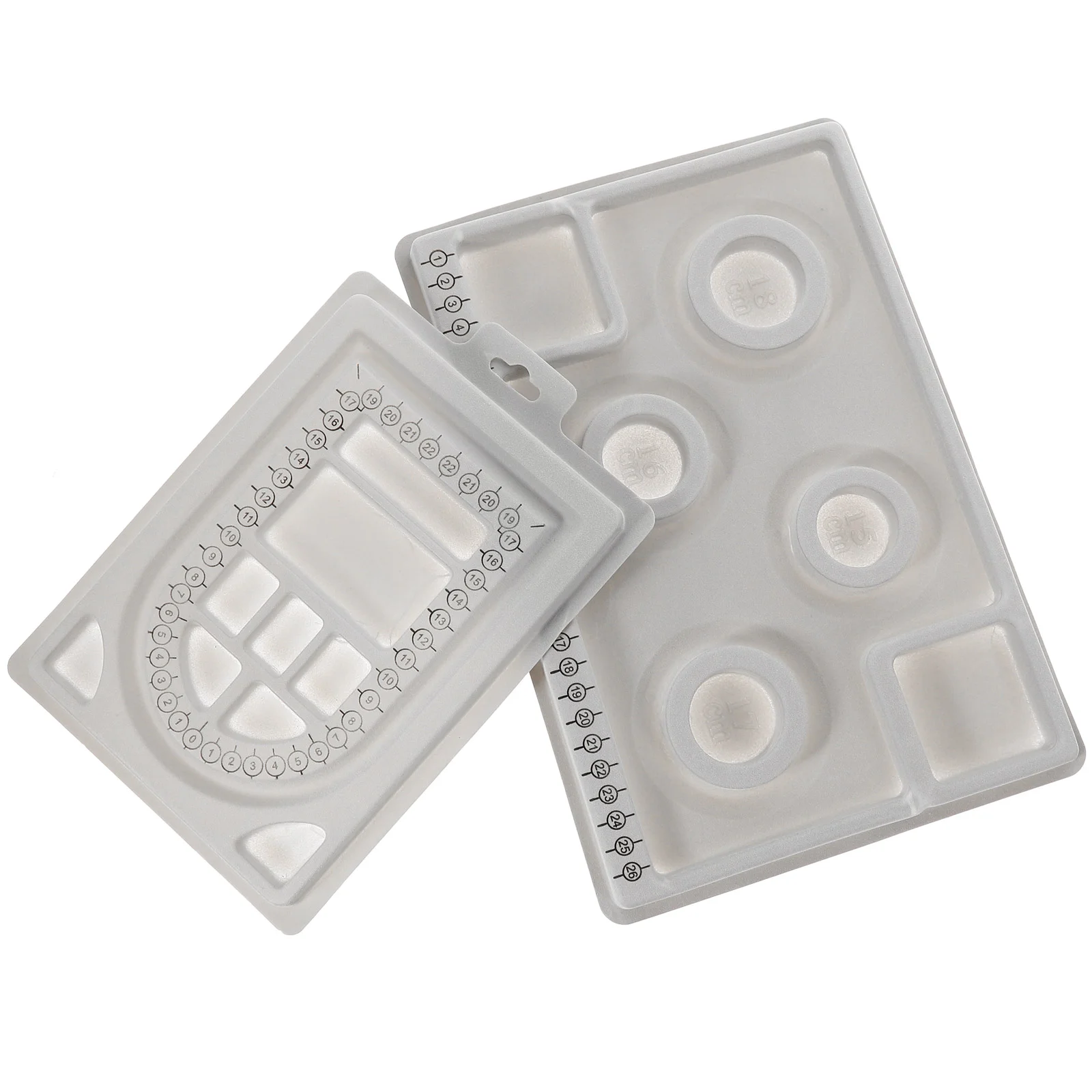 2 Pcs 1pcs Each) Bead Jewelry Board Organizer Beading Supplies Boards for Making