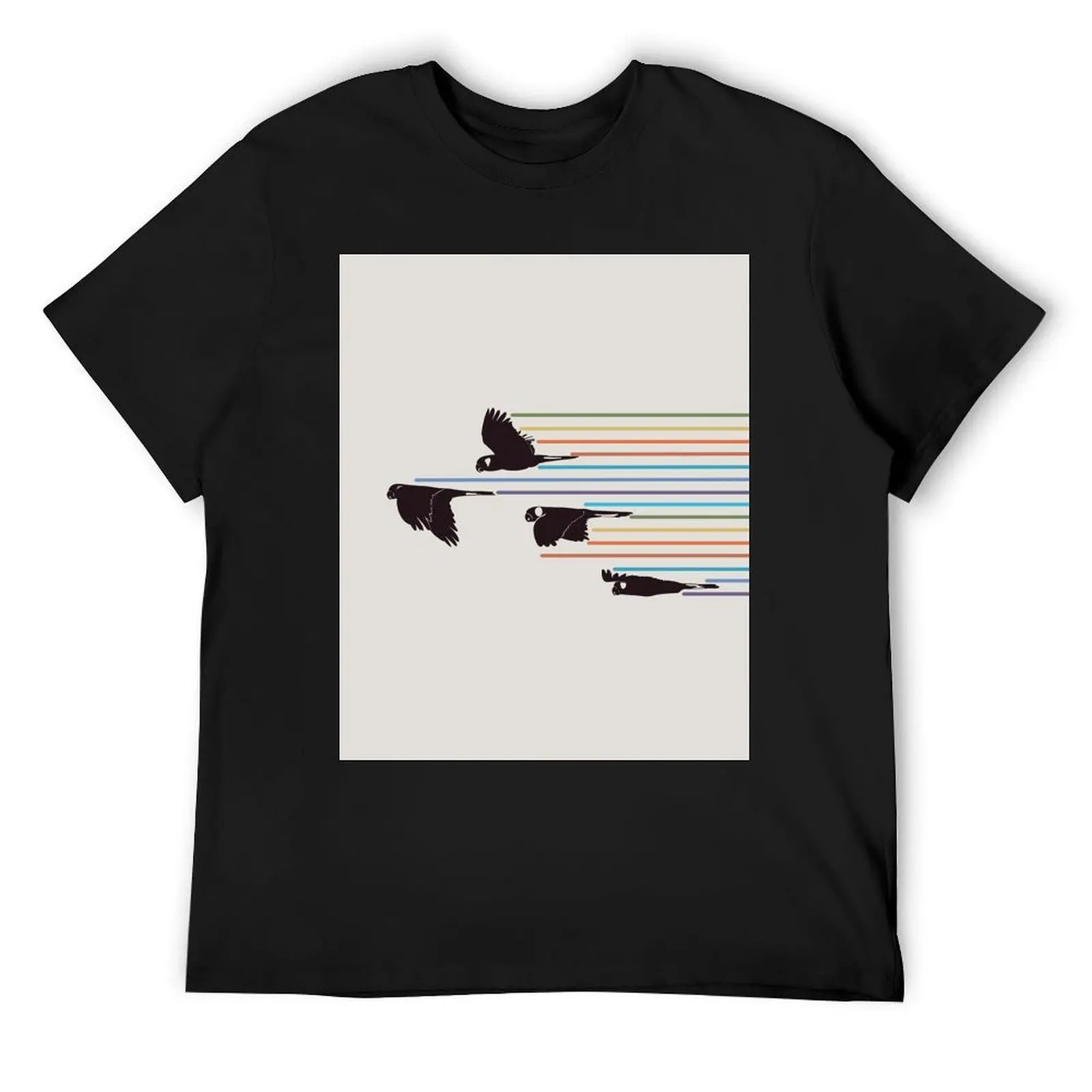 

Cockatoo trail T-Shirt kawaii clothes oversized graphic tee blacks mens t shirts casual stylish