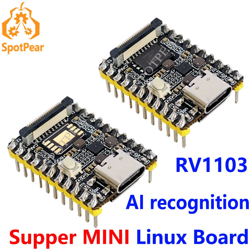 LuckFox-Super Mini AI Board ARM, Pico, Linux, RV1103, Rockchip, أفضل من راسبيري بي بيكو, من المستوى الأول