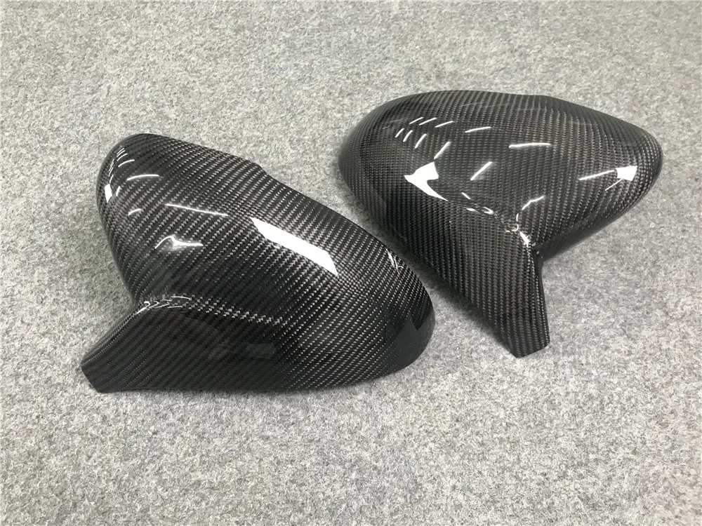 Carbon Fiber M-style KIA Stinger Replacement Mirror Covers Perfect Fitment